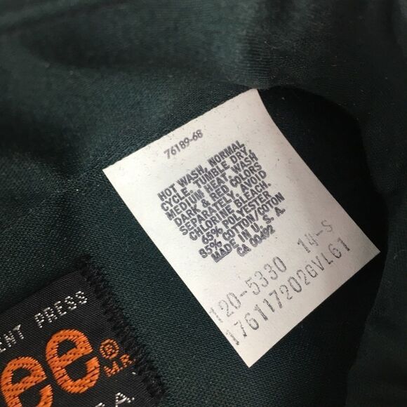 Lee Chetopa Twill Men’s 1970s Vintage Work Shirt - Picture 9 of 10